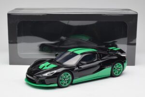 Rimac Nevera Record Monochrome Μαύρο GT Spirit 1:18 GT916 Ρητίνη - εικόνα 6 από 6