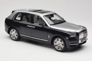 Rolls-Royce Cullinan Μαύρο & Ασημί OEM 1:18 ROLLS001 Μέταλλο - εικόνα 6 από 8