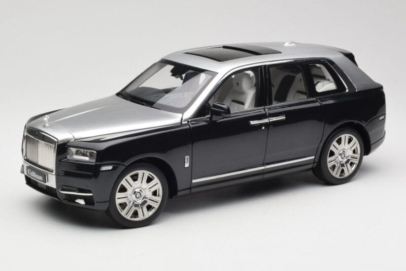 Rolls-Royce Cullinan Μαύρο & Ασημί OEM 1:18 ROLLS001 Μέταλλο