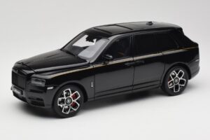 Rolls-Royce Cullinan Μαύρο Με Gold Coachline & Shadow Wheels OEM 1:18 028-15A Μέταλλο