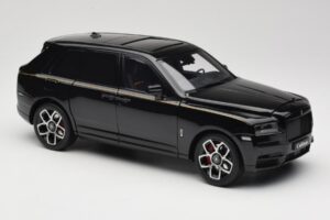 Rolls-Royce Cullinan Μαύρο Με Gold Coachline & Shadow Wheels OEM 1:18 028-15A Μέταλλο - εικόνα 6 από 8