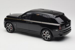 Rolls-Royce Cullinan Μαύρο Με Gold Coachline & Shadow Wheels OEM 1:18 028-15A Μέταλλο - εικόνα 7 από 8