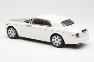 Rolls-Royce Phantom Coupe English Λευκό Ασημί Kyosho 1:18 08861EW Μέταλλο - εικόνα 7 από 8