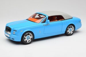 Rolls-Royce Phantom Drophead Coupe Powder Μπλε Kyosho 1:18 08871BL Μέταλλο - εικόνα 4 από 10