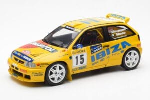 SEAT Ibiza Kit Car Evo 2 #15 H. Rovanpera / R. Pietilanen Rally Monte Carlo 1998 Otto 1:18 OT445 Ρητίνη