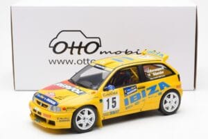 SEAT Ibiza Kit Car Evo 2 #15 H. Rovanpera / R. Pietilanen Rally Monte Carlo 1998 Otto 1:18 OT445 Ρητίνη - εικόνα 6 από 6
