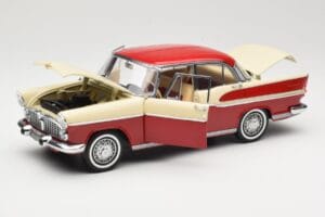 Simca Chambord Κόκκινο & Ελεφαντόδοντο Norev 1:18 185721 Μέταλλο - εικόνα 2 από 8
