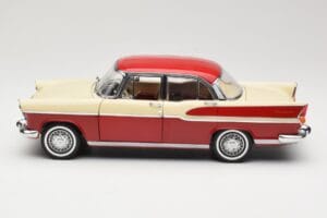 Simca Chambord Κόκκινο & Ελεφαντόδοντο Norev 1:18 185721 Μέταλλο - εικόνα 4 από 8