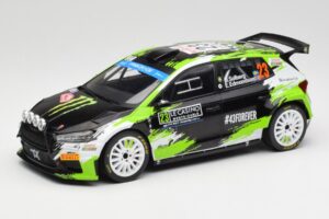 Skoda Fabia Rally2 #23 O. Solberg / E. Edmondson Rally Monte Carlo 2023 IXO 1:18 18RMC155A Μέταλλο