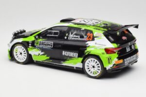 Skoda Fabia Rally2 #23 O. Solberg / E. Edmondson Rally Monte Carlo 2023 IXO 1:18 18RMC155A Μέταλλο - εικόνα 5 από 6