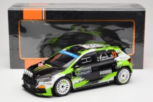 Skoda Fabia Rally2 #23 O. Solberg / E. Edmondson Rally Monte Carlo 2023 IXO 1:18 18RMC155A Μέταλλο - εικόνα 6 από 6