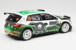 Skoda Fabia Rally2 #24 N. Gryazin / K. Aleksandrov Rally Monte Carlo 2023 IXO 1:18 18RMC155B Μέταλλο - εικόνα 2 από 6