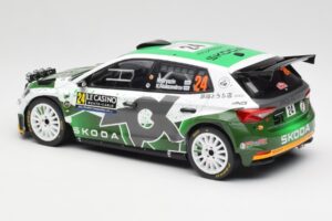 Skoda Fabia Rally2 #24 N. Gryazin / K. Aleksandrov Rally Monte Carlo 2023 IXO 1:18 18RMC155B Μέταλλο - εικόνα 5 από 6