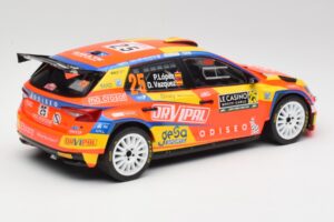 Skoda Fabia Rally2 #25 P. Lopez Rally Monte Carlo 2024 IXO 1:18 18RMC199 Μέταλλο - εικόνα 2 από 6