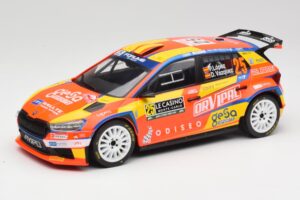 Skoda Fabia Rally2 #25 P. Lopez Rally Monte Carlo 2024 IXO 1:18 18RMC199 Μέταλλο