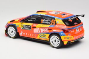 Skoda Fabia Rally2 #25 P. Lopez Rally Monte Carlo 2024 IXO 1:18 18RMC199 Μέταλλο - εικόνα 5 από 6