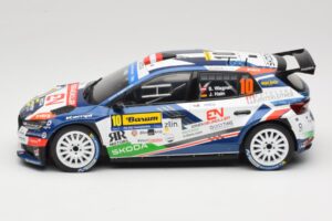 Skoda Fabia Rally2 #10 S. Wagner / G. Winter Barum Czech Rally Zlín 2024 IXO 1:18 18RMC221 Μέταλλο - εικόνα 3 από 6