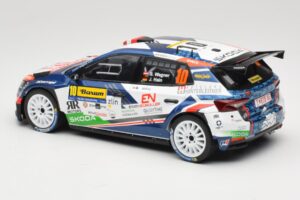 Skoda Fabia Rally2 #10 S. Wagner / G. Winter Barum Czech Rally Zlín 2024 IXO 1:18 18RMC221 Μέταλλο - εικόνα 5 από 6