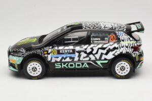 Skoda Fabia Rally2 #20 O. Solberg / E. Edmund Safari Rally Kenya 2024 IXO 1:18 18RMC222 Μέταλλο - εικόνα 3 από 6