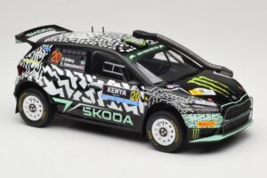 Skoda Fabia Rally2 #20 O. Solberg / E. Edmund Safari Rally Kenya 2024 IXO 1:18 18RMC222 Μέταλλο - εικόνα 4 από 6