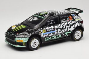 Skoda Fabia Rally2 #20 O. Solberg / E. Edmund Safari Rally Kenya 2024 IXO 1:18 18RMC222 Μέταλλο