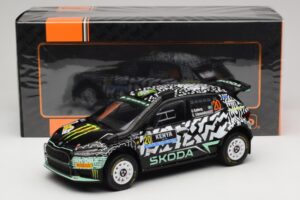 Skoda Fabia Rally2 #20 O. Solberg / E. Edmund Safari Rally Kenya 2024 IXO 1:18 18RMC222 Μέταλλο - εικόνα 6 από 6