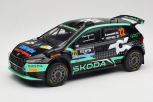 Skoda Fabia Rally2 #22 Toksport G. Greensmith / J. Andersson Safari Rally Kenya 2024 IXO 1:18 18RMC209 Μέταλλο