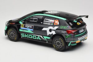 Skoda Fabia Rally2 #22 Toksport G. Greensmith / J. Andersson Safari Rally Kenya 2024 IXO 1:18 18RMC209 Μέταλλο - εικόνα 5 από 6