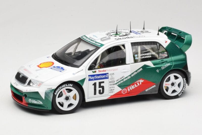 Skoda Fabia WRC #15 T. Gardemeister / P. Lukander WRC 1999 Solido 1:18 90457 Μέταλλο