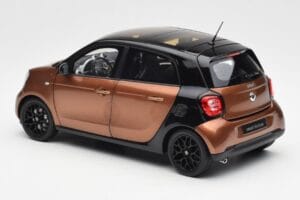 Smart Forfour W453 Μαύρο Hazel Καφέ Norev 1:18 B66960299 Μέταλλο - εικόνα 7 από 8
