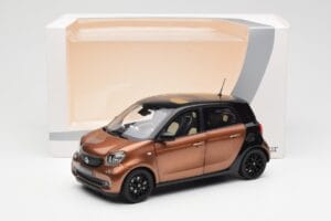 Smart Forfour W453 Μαύρο Hazel Καφέ Norev 1:18 B66960299 Μέταλλο - εικόνα 8 από 8