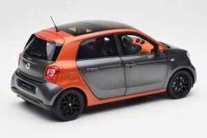 Smart Forfour W453 Lava Πορτοκαλί Γκράφιτ Γκρι Norev 1:18 B66960298 Μέταλλο - εικόνα 3 από 8
