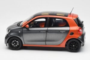 Smart Forfour W453 Lava Πορτοκαλί Γκράφιτ Γκρι Norev 1:18 B66960298 Μέταλλο - εικόνα 4 από 8