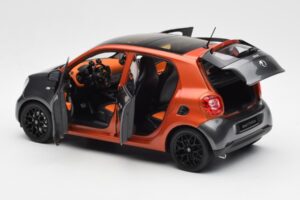 Smart Forfour W453 Lava Πορτοκαλί Γκράφιτ Γκρι Norev 1:18 B66960298 Μέταλλο - εικόνα 5 από 8