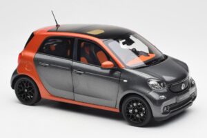 Smart Forfour W453 Lava Πορτοκαλί Γκράφιτ Γκρι Norev 1:18 B66960298 Μέταλλο - εικόνα 6 από 8