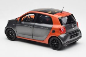 Smart Forfour W453 Lava Πορτοκαλί Γκράφιτ Γκρι Norev 1:18 B66960298 Μέταλλο - εικόνα 7 από 8