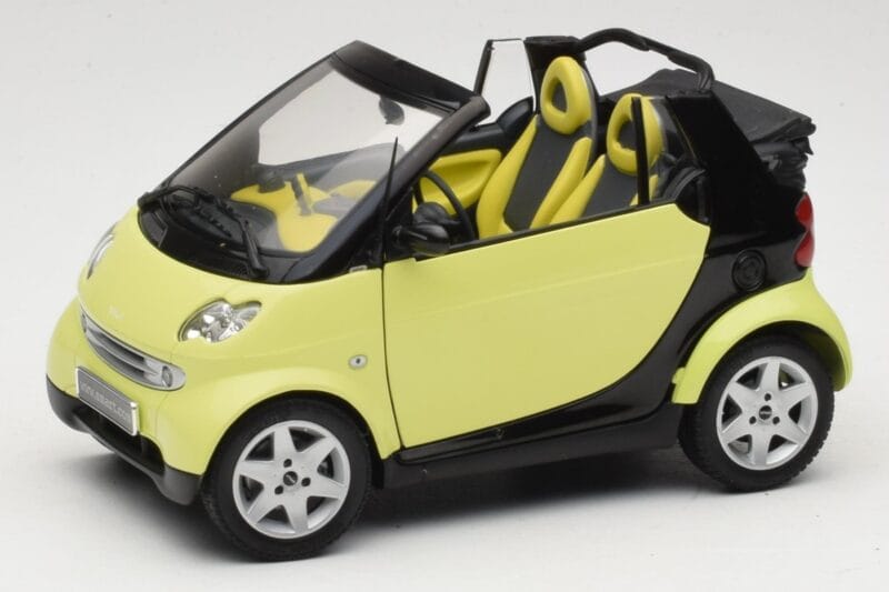 Smart Fortwo 450 Cabrio Κίτρινο Minichamps 1:18 0012889V001C49Q00 Μέταλλο
