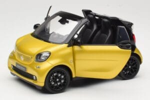 Smart Fortwo 453 Καμπριολέ Μαύρο Και Κίτρινο Norev 1:18 B66960289 Μέταλλο - εικόνα 2 από 8