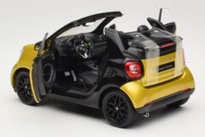 Smart Fortwo 453 Καμπριολέ Μαύρο Και Κίτρινο Norev 1:18 B66960289 Μέταλλο - εικόνα 5 από 8