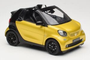 Smart Fortwo 453 Καμπριολέ Μαύρο Και Κίτρινο Norev 1:18 B66960289 Μέταλλο - εικόνα 6 από 8