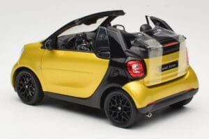 Smart Fortwo 453 Καμπριολέ Μαύρο Και Κίτρινο Norev 1:18 B66960289 Μέταλλο - εικόνα 7 από 8