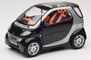 Smart Fortwo Μαύρο Kyosho 1:18 0004830V000C08Q00 Μέταλλο