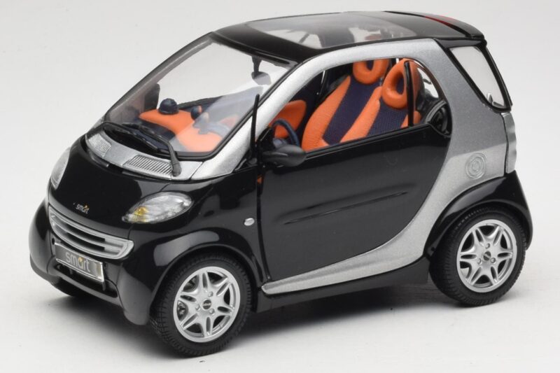 Smart Fortwo Μαύρο Kyosho 1:18 0004830V000C08Q00 Μέταλλο