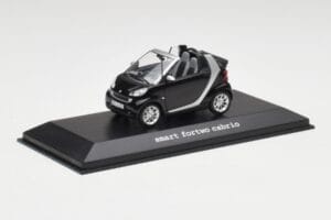 Smart Fortwo Cabrio Βαθύ Μαύρο Minichamps 1:43 Q0022561V001C18Q00 Μέταλλο - εικόνα 2 από 4