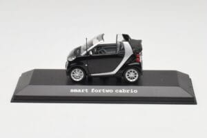 Smart Fortwo Cabrio Βαθύ Μαύρο Minichamps 1:43 Q0022561V001C18Q00 Μέταλλο