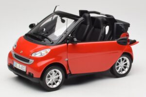 Smart Fortwo W451 Καμπριολέ Κόκκινο Μαύρο Minichamps 1:18 150036333 Μέταλλο - εικόνα 2 από 8