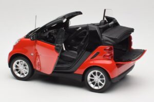 Smart Fortwo W451 Καμπριολέ Κόκκινο Μαύρο Minichamps 1:18 150036333 Μέταλλο - εικόνα 5 από 8