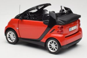 Smart Fortwo W451 Καμπριολέ Κόκκινο Μαύρο Minichamps 1:18 150036333 Μέταλλο - εικόνα 7 από 8