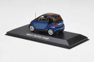 Smart Fortwo Coupe Aqua Μπλε Metallic & Μαύρο Minichamps 1:43 Q0022558V001C77Q00 Μέταλλο - εικόνα 3 από 4
