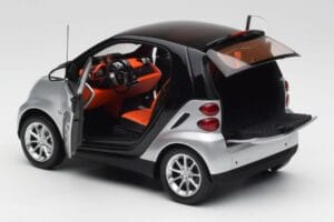 Smart Fortwo Coupé W451 Ασημί & Μαύρο Minichamps 1:18 Q0022528V001C75Q00 Μέταλλο - εικόνα 5 από 8